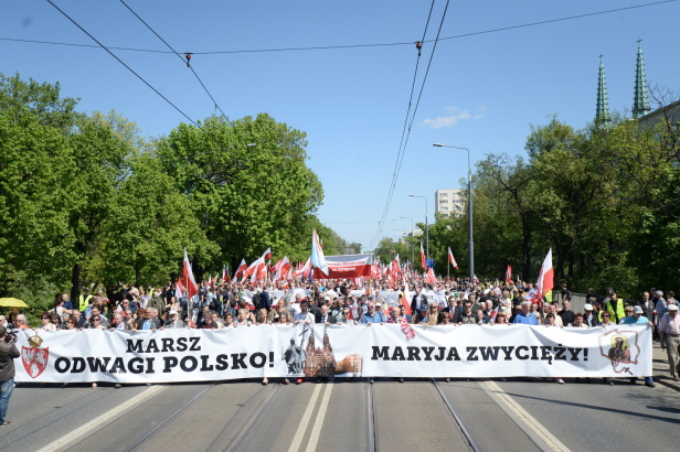 Marsz "Odwagi Polsko" Bartłomiej Zborowski/PAP